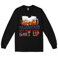 Black lets get hammered Long Sleeve Tee - texasbilliewilder