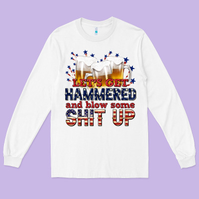 Long Sleeve Tee lets get hammered