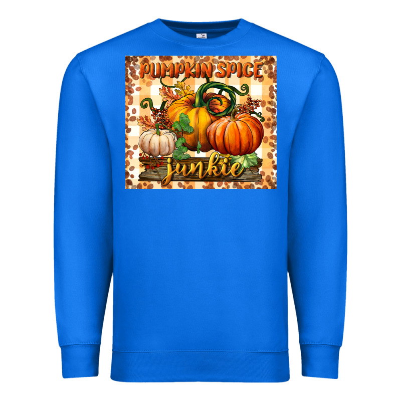 Pumpkin Spice Junkie Tumbler Premium Sweatshirt by BundleAndBundleShop | Teevron