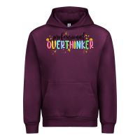 Mauve Wine professional overthinker Urban Hoodie - MaliasSmallBusiness