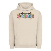 Pigment French Oak professional overthinker Urban Hoodie - MaliasSmallBusiness