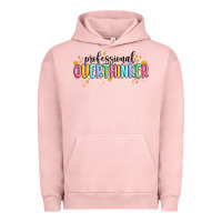 Pigment Salmon professional overthinker Urban Hoodie - MaliasSmallBusiness