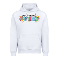 White professional overthinker Urban Hoodie - MaliasSmallBusiness