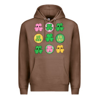 Chestnut st.patrick's day clovers Premium Hoodie - MaliasSmallBusiness