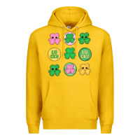 Lemon st.patrick's day clovers Premium Hoodie - MaliasSmallBusiness