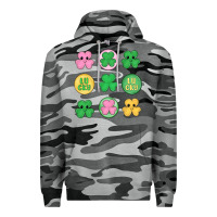 Slate Camo st.patrick's day clovers Premium Hoodie - MaliasSmallBusiness