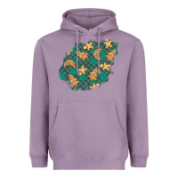 Lavender christmas gingerbread cookies patch Heavyweight Hoodie - BundleAndBundleShop