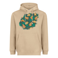 Mushroom christmas gingerbread cookies patch Heavyweight Hoodie - BundleAndBundleShop