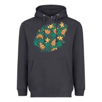 Smoke christmas gingerbread cookies patch Heavyweight Hoodie - BundleAndBundleShop