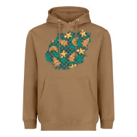 Toasted Coconut christmas gingerbread cookies patch Heavyweight Hoodie - BundleAndBundleShop