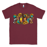 Burgundy western mom Classic Tee - texasbilliewilder