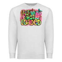 Oatmeal Heather let's get loaded Premium Sweatshirt - Jasminsmagicworld