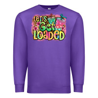 Purple let's get loaded Premium Sweatshirt - Jasminsmagicworld