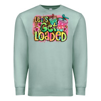 Seafoam let's get loaded Premium Sweatshirt - Jasminsmagicworld