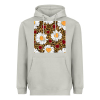 Moon Dust valentines day daisy and leopard seamless pattern Heavyweight Hoodie - BundleAndBundleShop