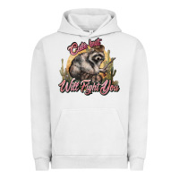 Pigment Lunar Rock cute but will fight you racoon western Urban Hoodie - NancyCooperArtShop