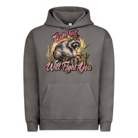 Pigment Tornado cute but will fight you racoon western Urban Hoodie - NancyCooperArtShop