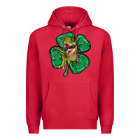 Cardinal dinosaur st patricks day Premium Hoodie - MaliasSmallBusiness