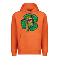 Carrot dinosaur st patricks day Premium Hoodie - MaliasSmallBusiness
