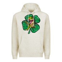 Oatmeal Heather dinosaur st patricks day Premium Hoodie - MaliasSmallBusiness
