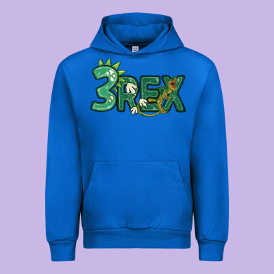 Three Rex Urban Hoodie Designed By Maliassmallbusiness