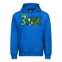 Cobalt three rex Urban Hoodie - MaliasSmallBusiness