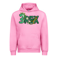 Fuchsia Pink three rex Urban Hoodie - MaliasSmallBusiness
