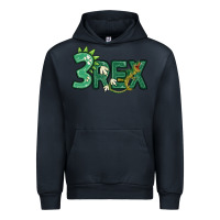 Navy three rex Urban Hoodie - MaliasSmallBusiness