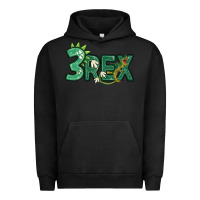 Pigment Black three rex Urban Hoodie - MaliasSmallBusiness