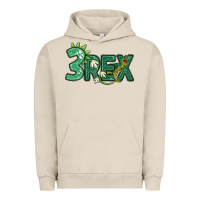 Pigment French Oak three rex Urban Hoodie - MaliasSmallBusiness