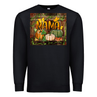 Black mama pumpkin tumbler Premium Sweatshirt - BundleAndBundleShop