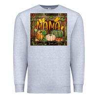 Heather Grey mama pumpkin tumbler Premium Sweatshirt - BundleAndBundleShop