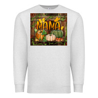 Oatmeal Heather mama pumpkin tumbler Premium Sweatshirt - BundleAndBundleShop