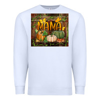 White mama pumpkin tumbler Premium Sweatshirt - BundleAndBundleShop