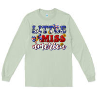 Matcha little miss america Long Sleeve Tee - texasbilliewilder