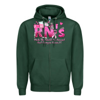 Sports Green rn s make the world go around and everyone knows Zipper Hoodie - texasbilliewilder