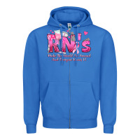 True Royal rn s make the world go around and everyone knows Zipper Hoodie - texasbilliewilder