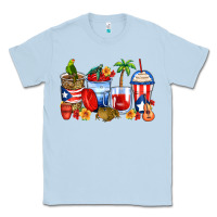 Dusty Blue puerto rico coffee cups Classic Tee - Zillion Design Studio