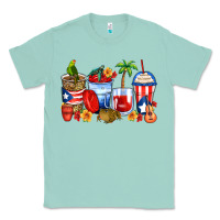 Seafoam puerto rico coffee cups Classic Tee - Zillion Design Studio