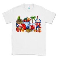 White puerto rico coffee cups Classic Tee - Zillion Design Studio