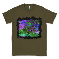 Army Green halloween skull and leopard background Classic Tee - BundleAndBundleShop