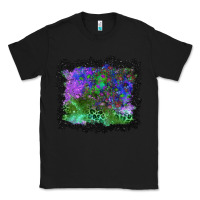 Black halloween skull and leopard background Classic Tee - BundleAndBundleShop