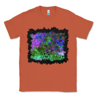 Copper halloween skull and leopard background Classic Tee - BundleAndBundleShop