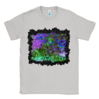 Moon Dust halloween skull and leopard background Classic Tee - BundleAndBundleShop