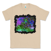 Mushroom halloween skull and leopard background Classic Tee - BundleAndBundleShop