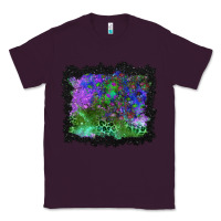 Plum halloween skull and leopard background Classic Tee - BundleAndBundleShop