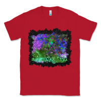 Red halloween skull and leopard background Classic Tee - BundleAndBundleShop