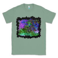 Sage halloween skull and leopard background Classic Tee - BundleAndBundleShop