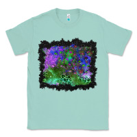 Seafoam halloween skull and leopard background Classic Tee - BundleAndBundleShop
