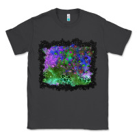 Smoke halloween skull and leopard background Classic Tee - BundleAndBundleShop